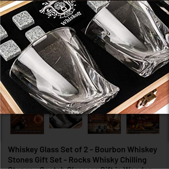 Whiskoff Drink Gift Set w/ Wooden Box - Picture 7 of 13